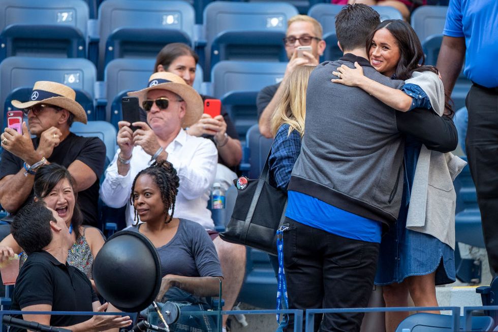Duchess of Sussex at the US Open Tennis Tournament 2019