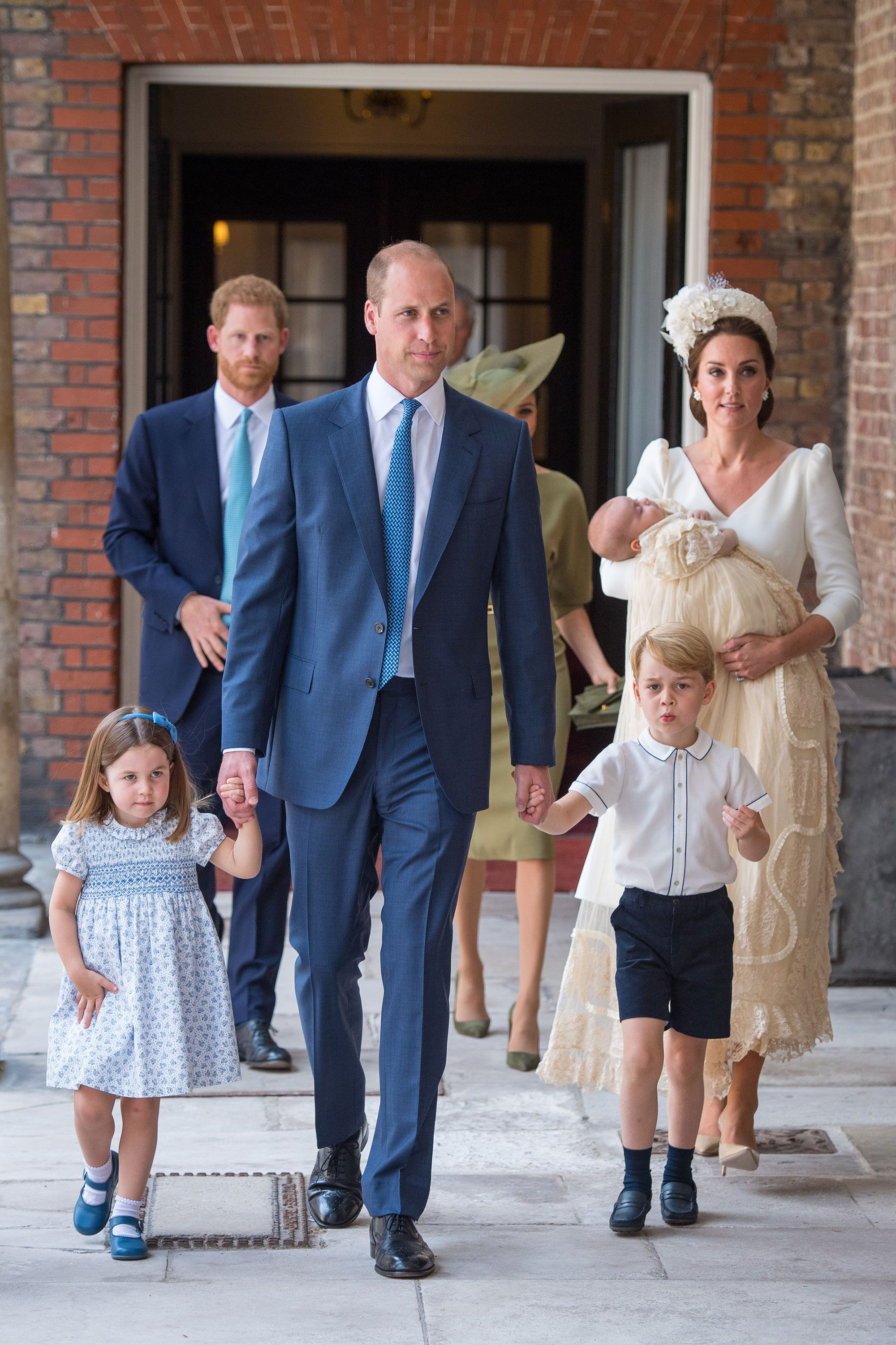 Pippa Middleton Dons Baby Blue Dress at Prince Louis' Christening