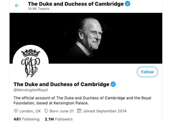 the duke and duchess of cambridge