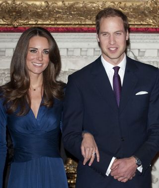 Duke and Duchess of Cambridge engagement dress