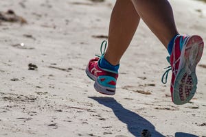 hardloopschoen op zand