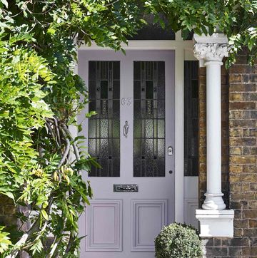 lavender quartz front door