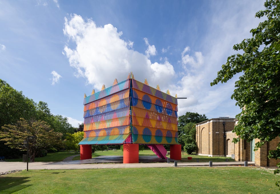 Dulwich Picture Gallery's Colour Palace Pavilion for London Festival of Architecture created by Pricegore x Yinka Ilori