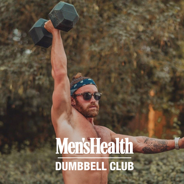 mens health dumbbell club dumbbell training plan andrew tracey
