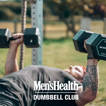 mens health dumbbell club training plan andrew tracey