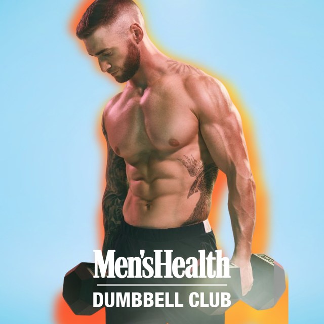mens health dumbbell club training plan