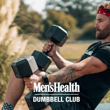 mens health dumbbell club