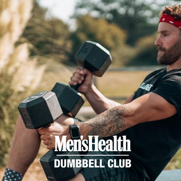 mens health dumbbell club