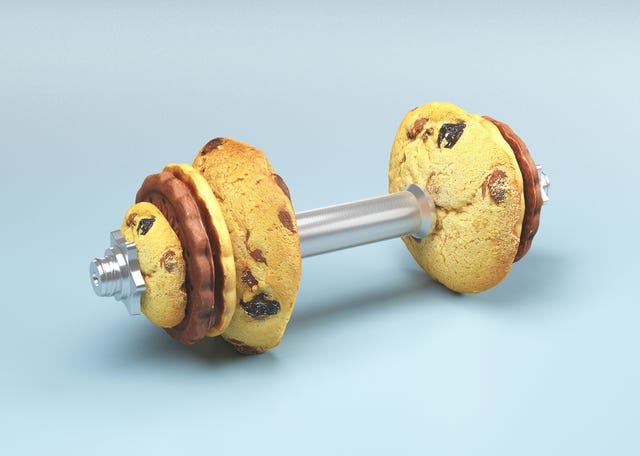 Dumbbell Made Out Of Cookies