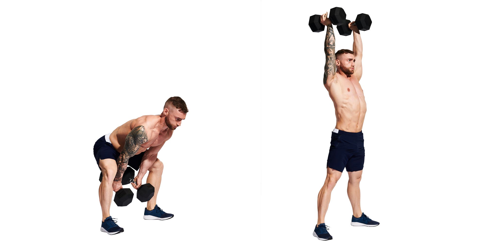 Dumbbell Ground to Overhead 