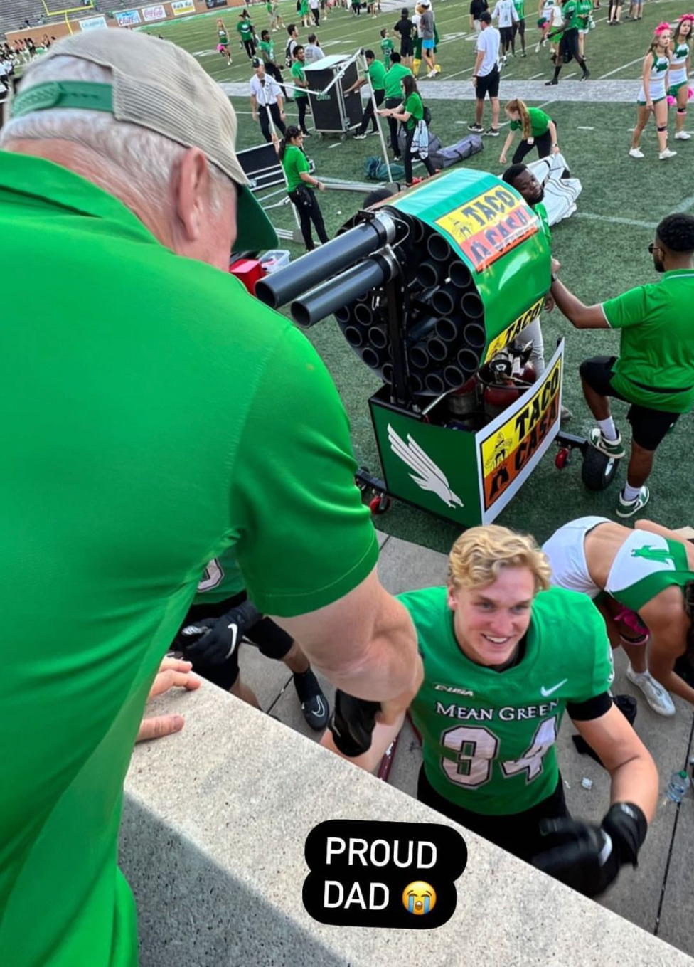 See How the Drummond Family Cheered on Bryce at His Football Game