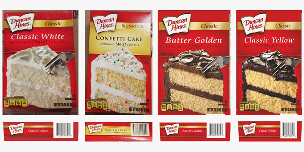 Duncan Hines Recalls 4 Flavors of Cake Mix Due to Potential Salmonella