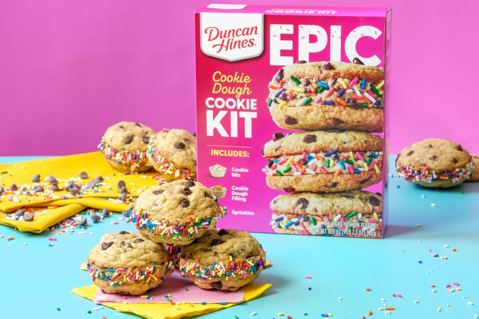 duncan hines epic cookie dough cookie baking kit