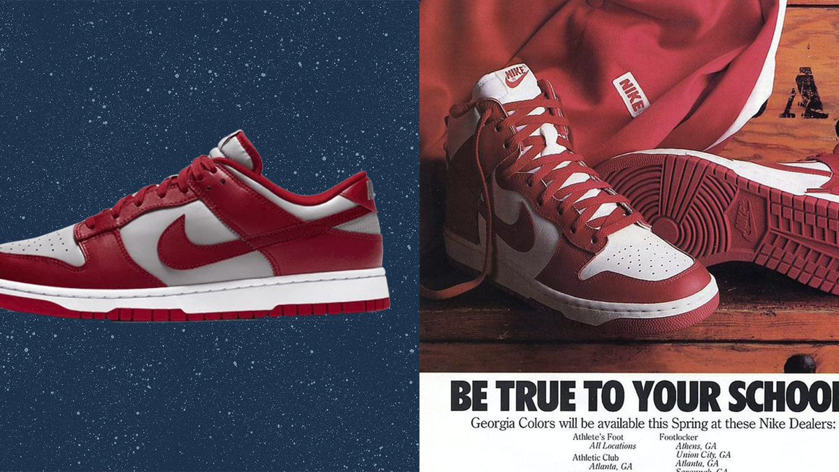 1985 Footlocker Ad Featuring Nike Air Jordan 1 Shoe