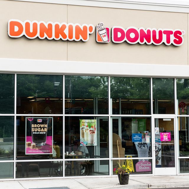 dunkin' donuts store signs