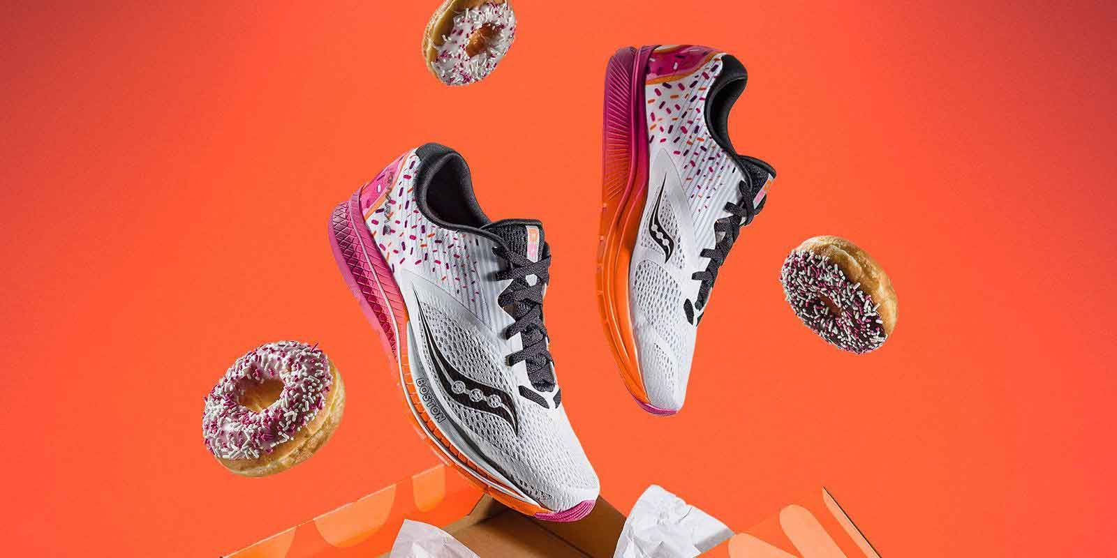 Dunkin Donuts y Saucony se al an para hacer las zapatillas m s