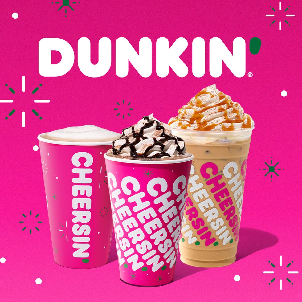 dunkin' holiday drinks for 2020