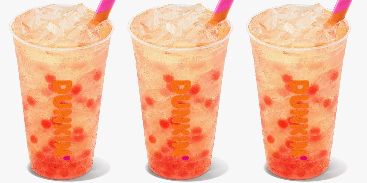 Dunkin’ Has New Strawberry Popping Bubbles That You Can Add to Any