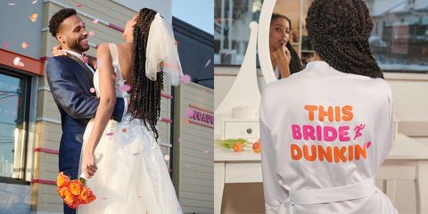 dunkin released a ton of wedding merch