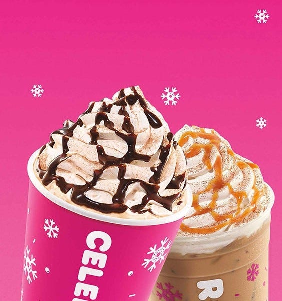 The Evolution Of Dunkin's Holiday Cups—So Much Has Changed