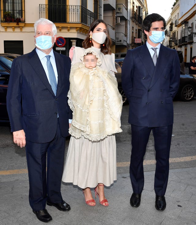 el bautizo de la hija de los duques de huéscar en sevilla
