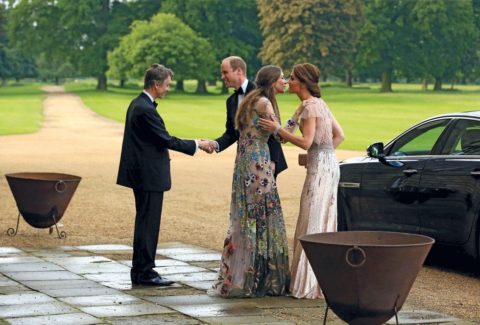 Duques de Cambridge con Rose Hanbury