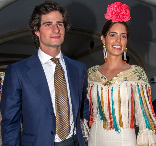 Feria de Sevilla, Fernando Fitz James Stuart, Maestranza Sevilla, Sofía Palazuelo, Los duques de Huéscar disfrutan de su primera Feria de Abril como marido y mujer,  Fernando Fitz James Stuart y Sofía Palazuelo, dos enamorados en la Feria, Los duques de Huéscar derrochan complicidad en la Feria, Los duques de Huéscar disfrutan de la Feria