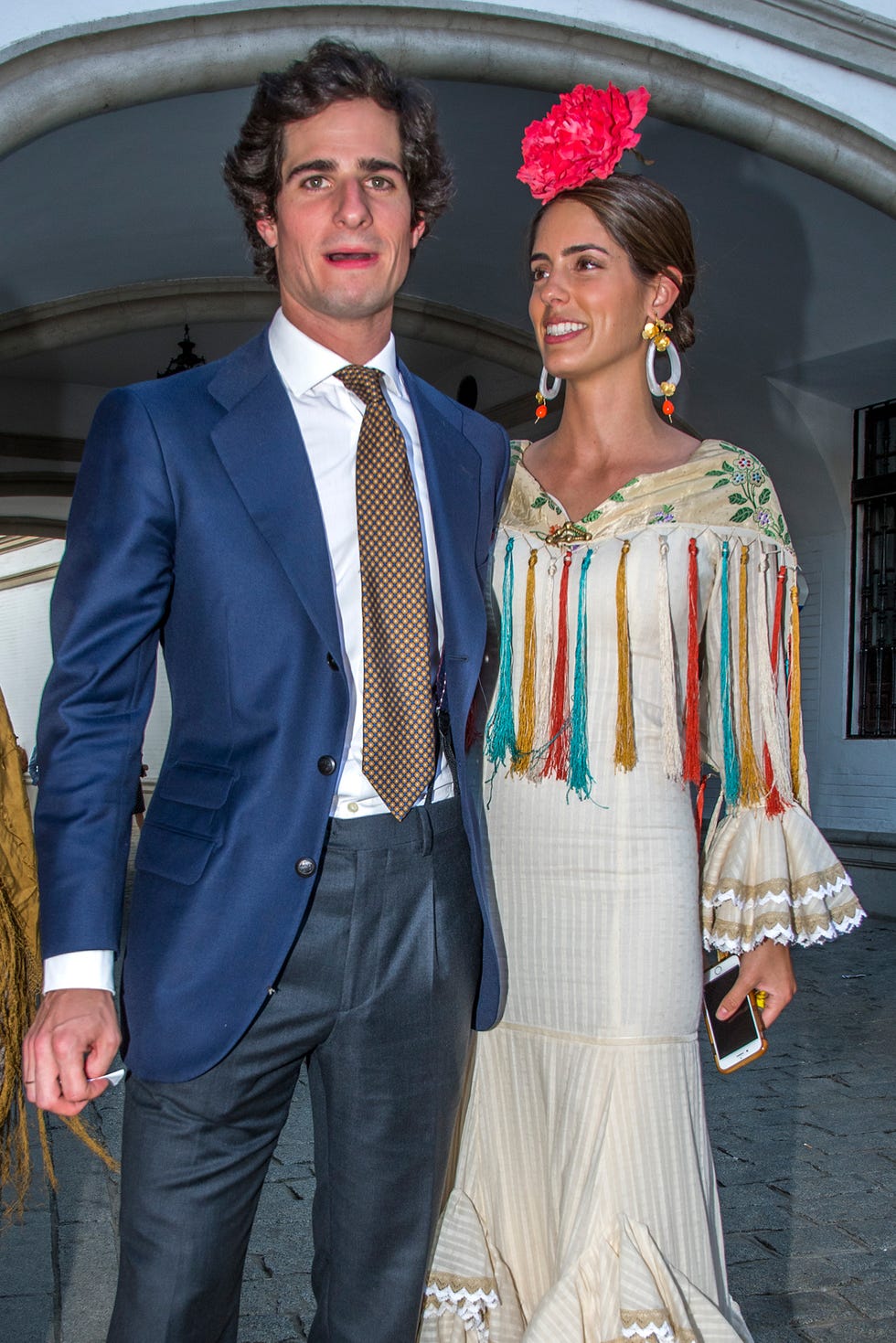 Feria de Sevilla, Fernando Fitz James Stuart, Maestranza Sevilla, Sofía Palazuelo, Los duques de Huéscar disfrutan de su primera Feria de Abril como marido y mujer,  Fernando Fitz James Stuart y Sofía Palazuelo, dos enamorados en la Feria, Los duques de Huéscar derrochan complicidad en la Feria, Los duques de Huéscar disfrutan de la Feria
