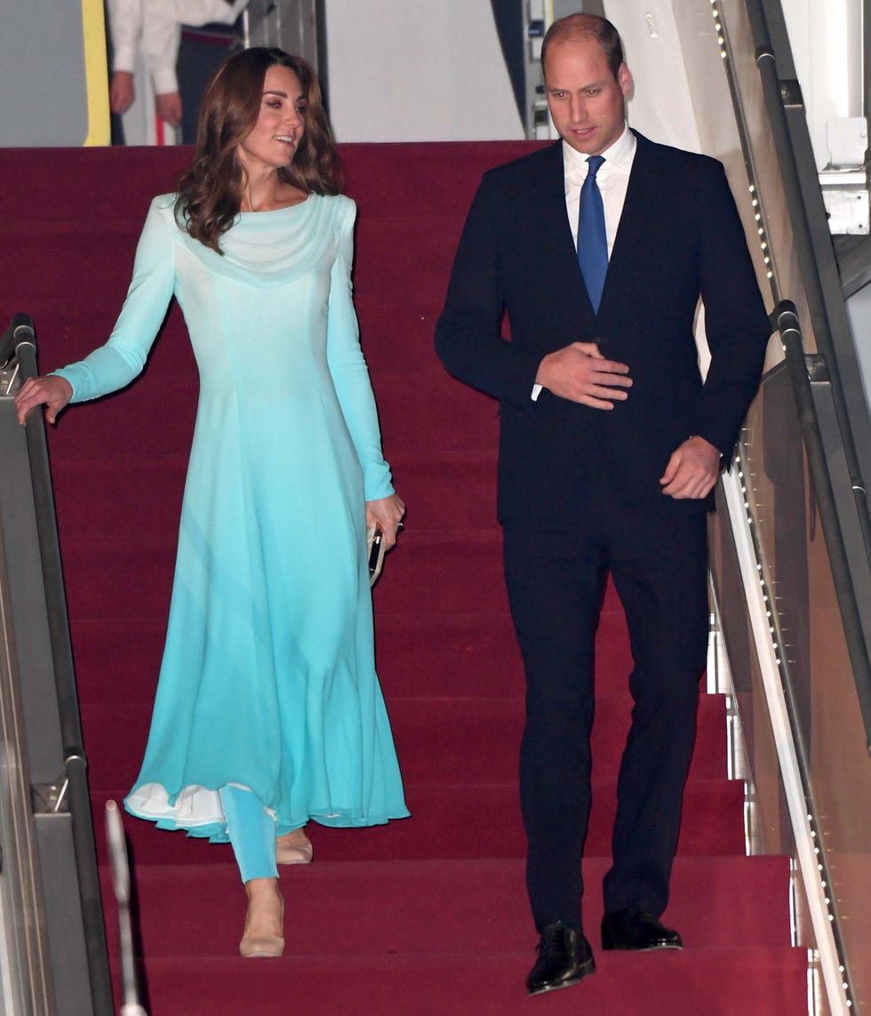 Kate Middleton a su llegada a Pakistán