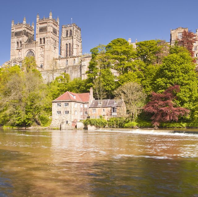 durham cathedral in front of the river wear
