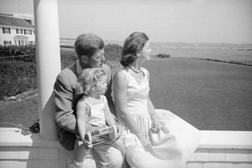 john and jackie kennedy with daughter caroline