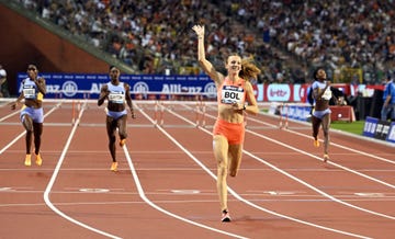 femke bol bij de diamond league brussel