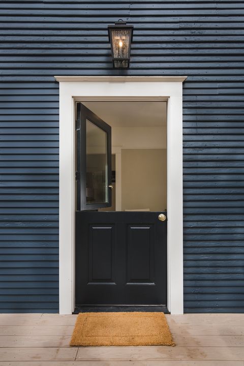 Dutch door leading to classic home