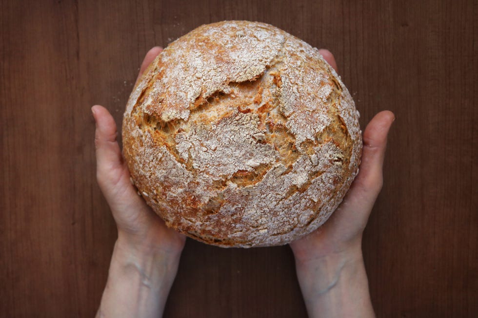 How to make white bread loaf
