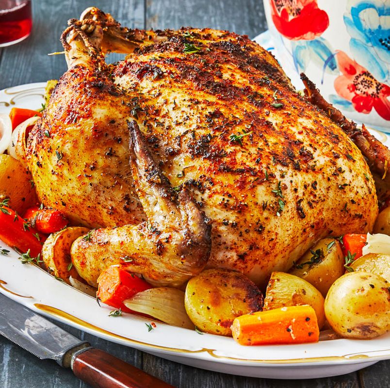 roasted whole chicken