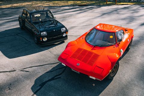 lancia stratos and the renault 5 turbo ii