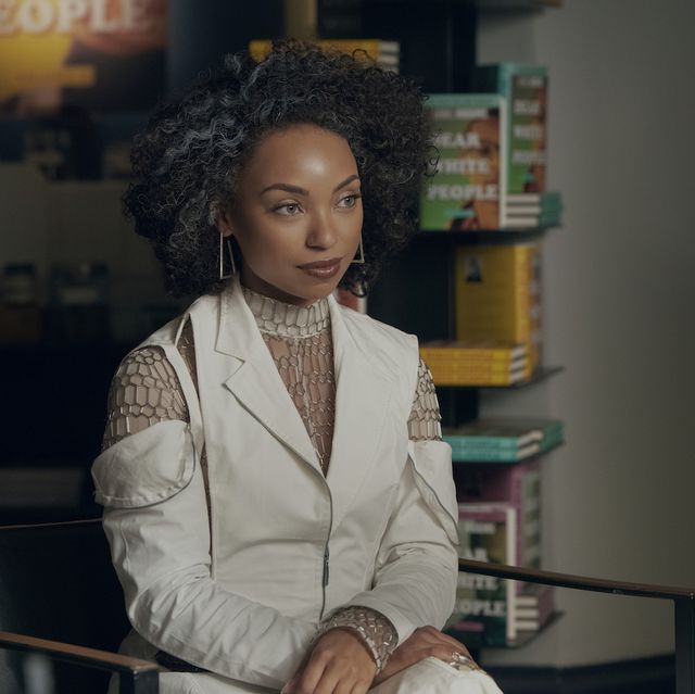 dear white people l to r logan browning as samantha white in episode 401 of dear white people cr lara solankinetflix © 2021