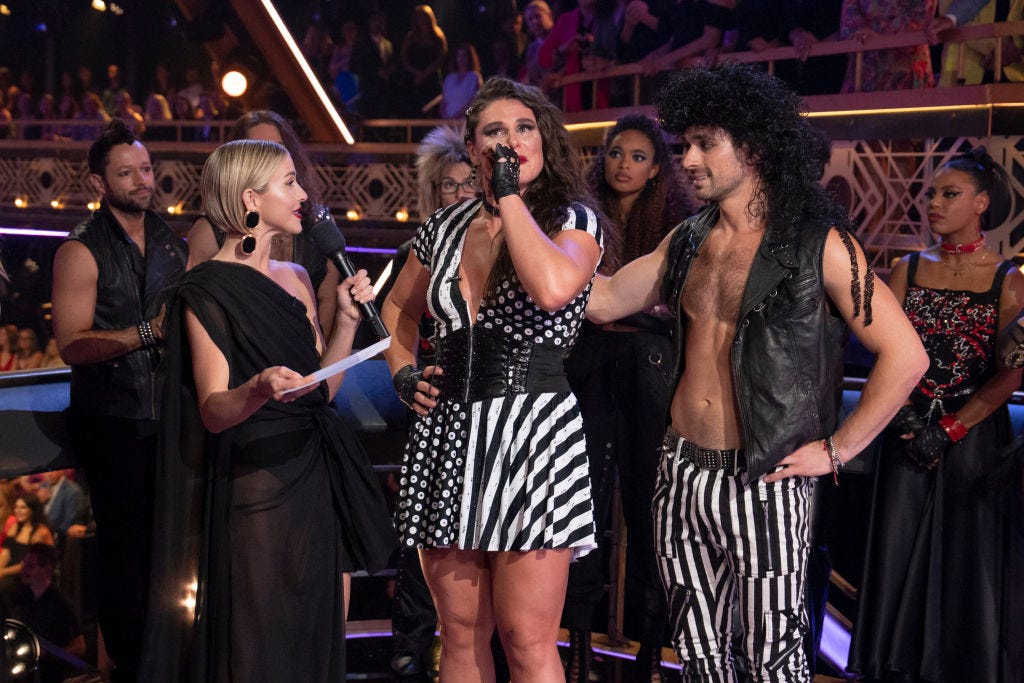 julianne hough ilona maher and alan bersten on 'dancing with the stars'