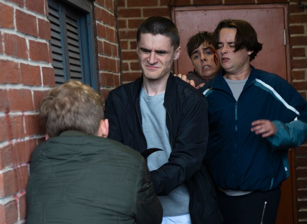 EMBARGOED 27/12/2024 00:01 Dylan Wilson, Mason Radcliffe, Coronation Street dylan wilson, mason radcliffe, coronation street