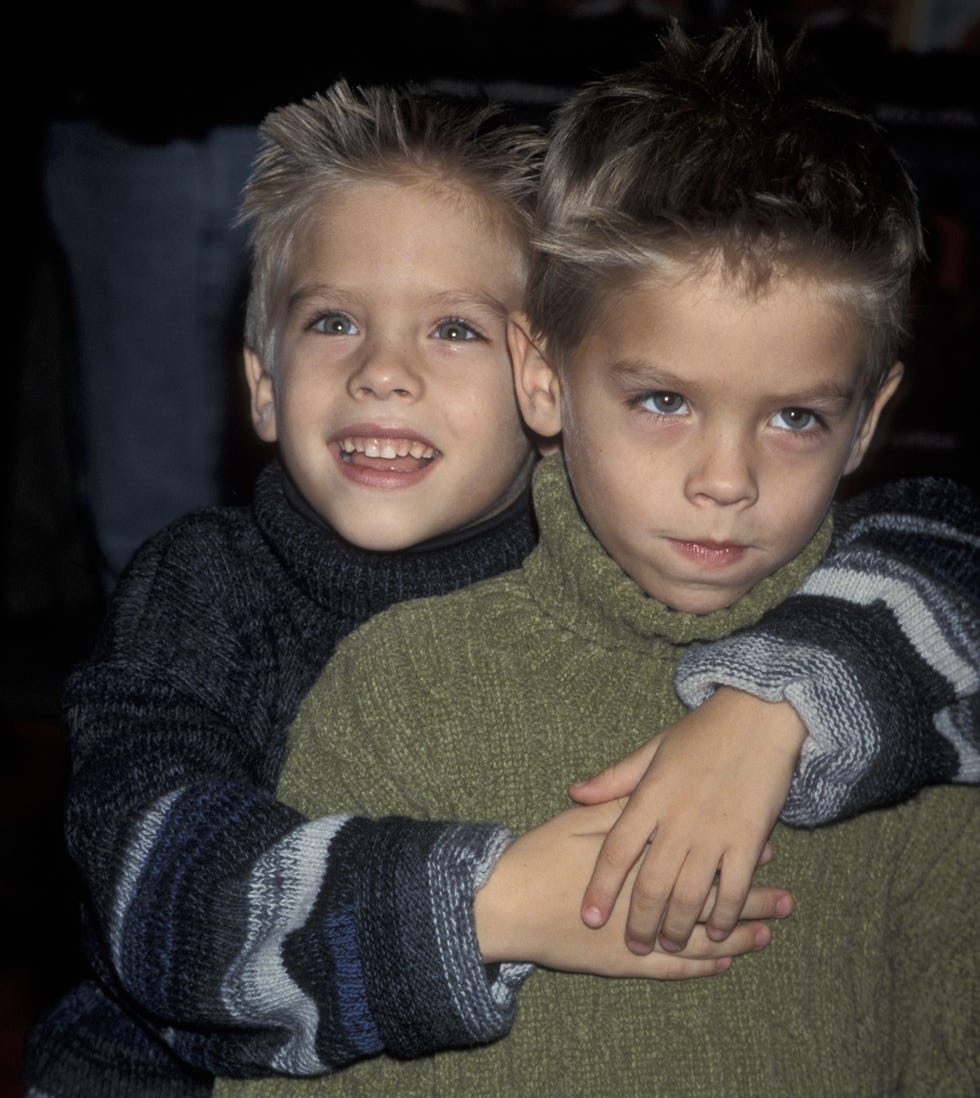 dylan y cole sprouse de pequeños