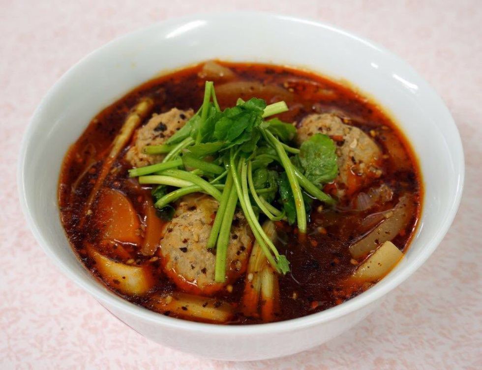 Dish, Food, Cuisine, Ingredient, Meat, Curry mee, Produce, Soup, Laksa, Asian soups, 