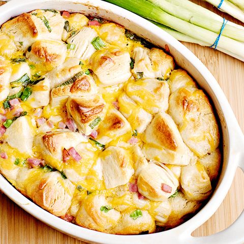 Ham and Cheese Pull Apart Biscuits 