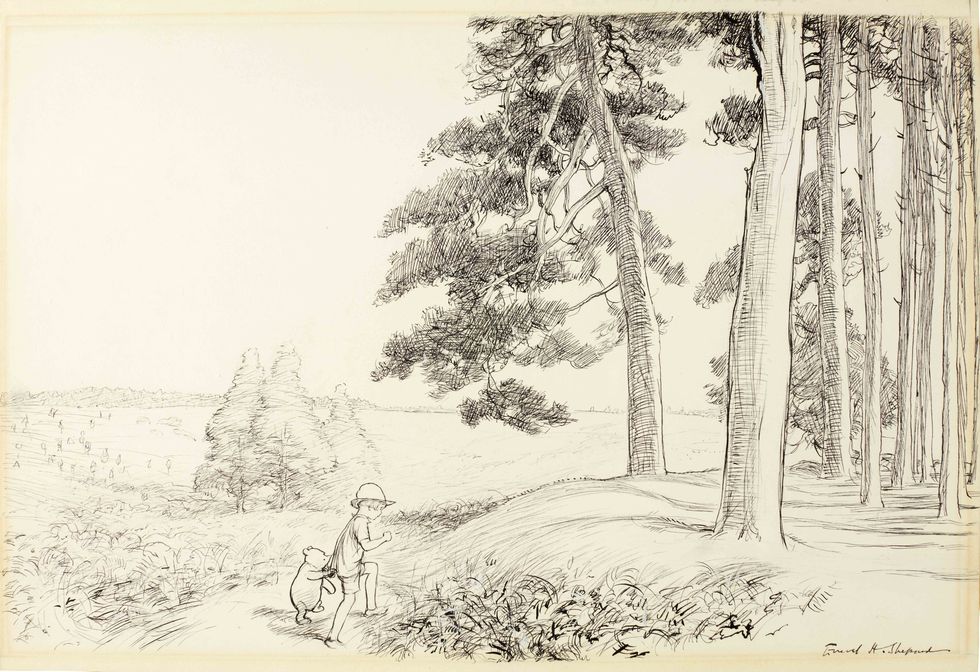 E. H. Shepard_an enchanted place on the very top of the Forest_Estimate £70,000-90,000 - Sotheby’s