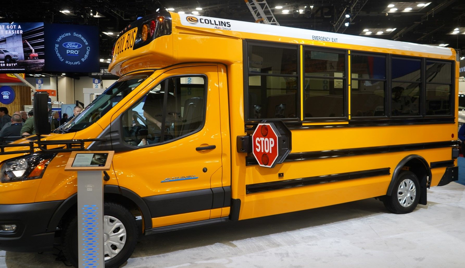 Ford reveals an electric school bus based on the E-Transit cargo van ...