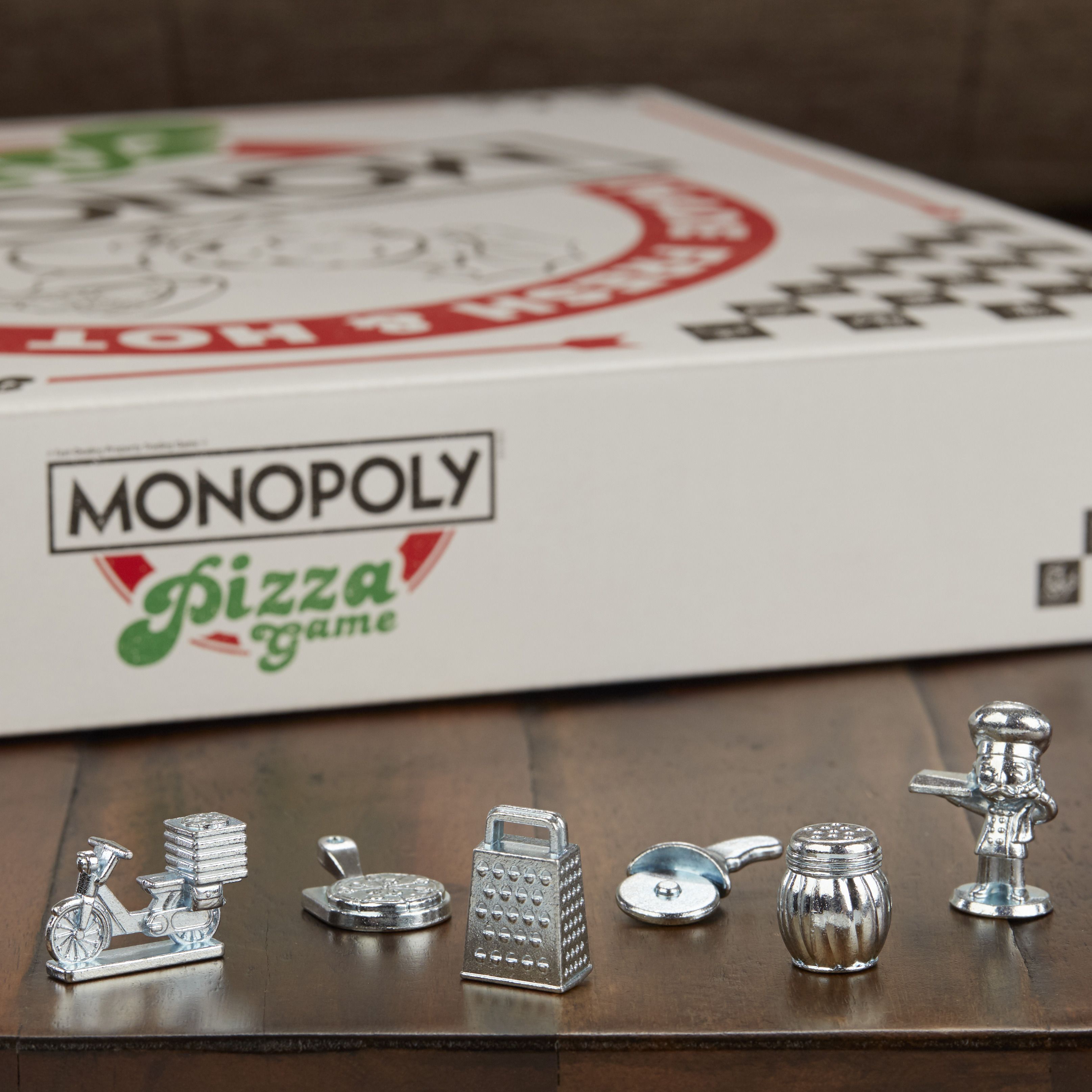 New Hasbro Monopoly Pizza Game Made Fresh & Hot To Go 