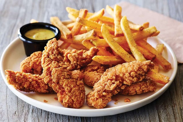 Dish, Food, Cuisine, Fried food, Crispy fried chicken, Ingredient, Deep frying, Chicken and chips, Fast food, Junk food, 