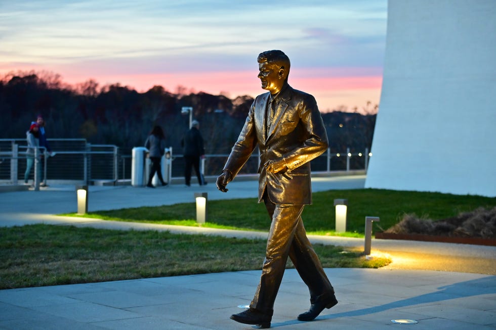 John F. Kennedy Statue Unveiled At The Kennedy Center