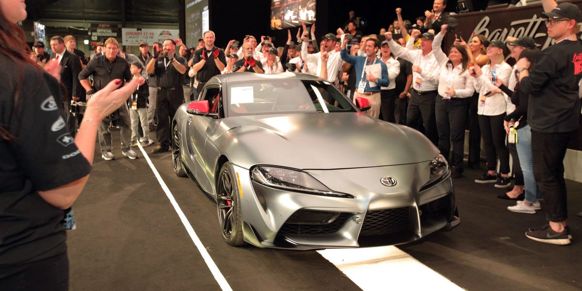 Someone Paid $2.1 Million for This 2020 Toyota Supra