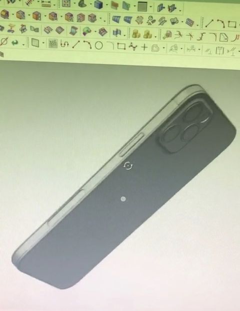 a possible iphone 12 cad file