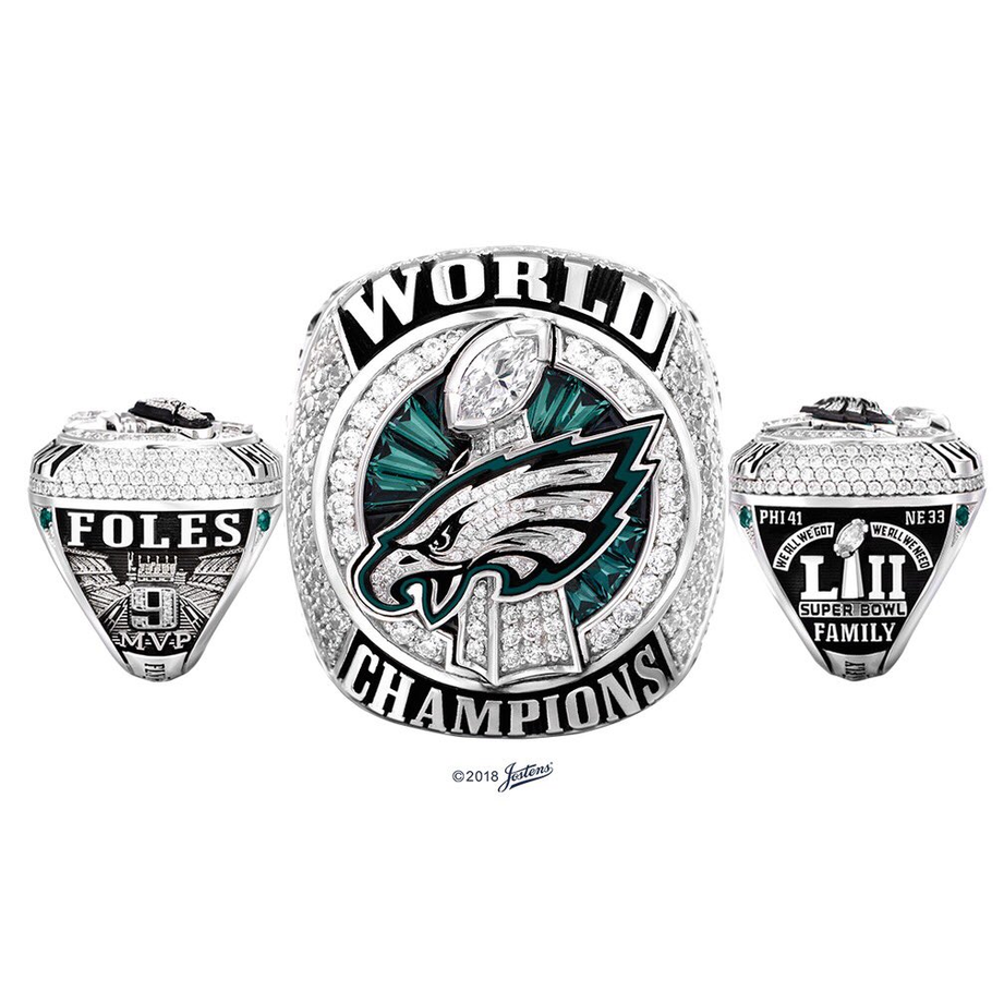 jostens eagles super bowl ring 2018 mvp nick foles quarterback